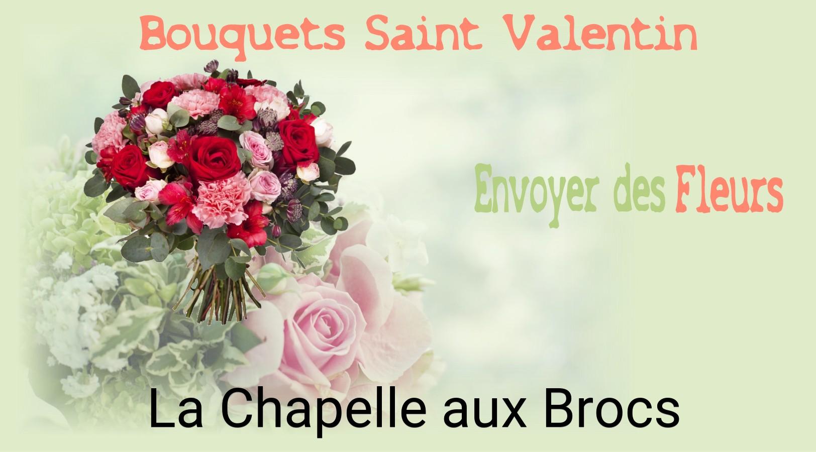 Roses de Saint-Valentin livrées à La Chapelle-aux-Brocs